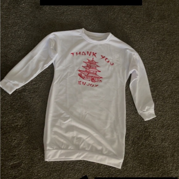 “Thank You” Shirt Dress - Picture 1 of 1